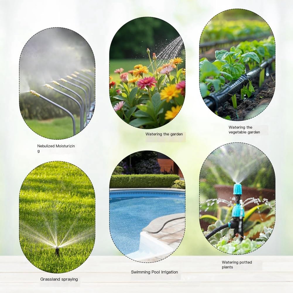 Temporizador de Agua WiFi Tuya, Temporizador de Riego Inteligente con Sensor de Lluvia y Control Remoto para Jardín, Patio y Césped IPX6