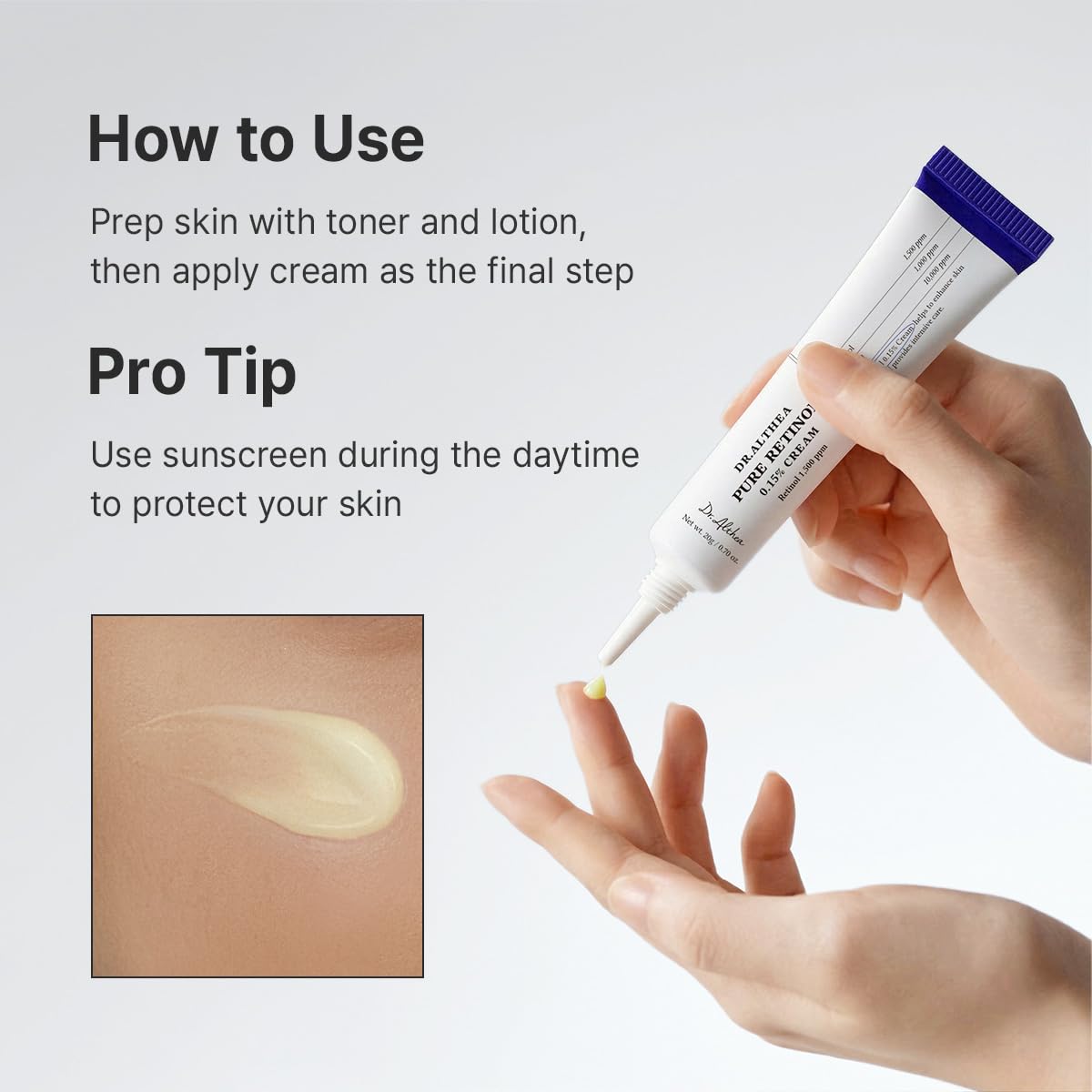 Dr.Althea Pure Retinol 0.15% Cream with Bakuchiol & Centella