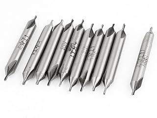 Aexit 10Pcs HSS Hammers 4mm Shank 1mm Diameter Tip Double Ended Center Welding Hammers Drill Bit