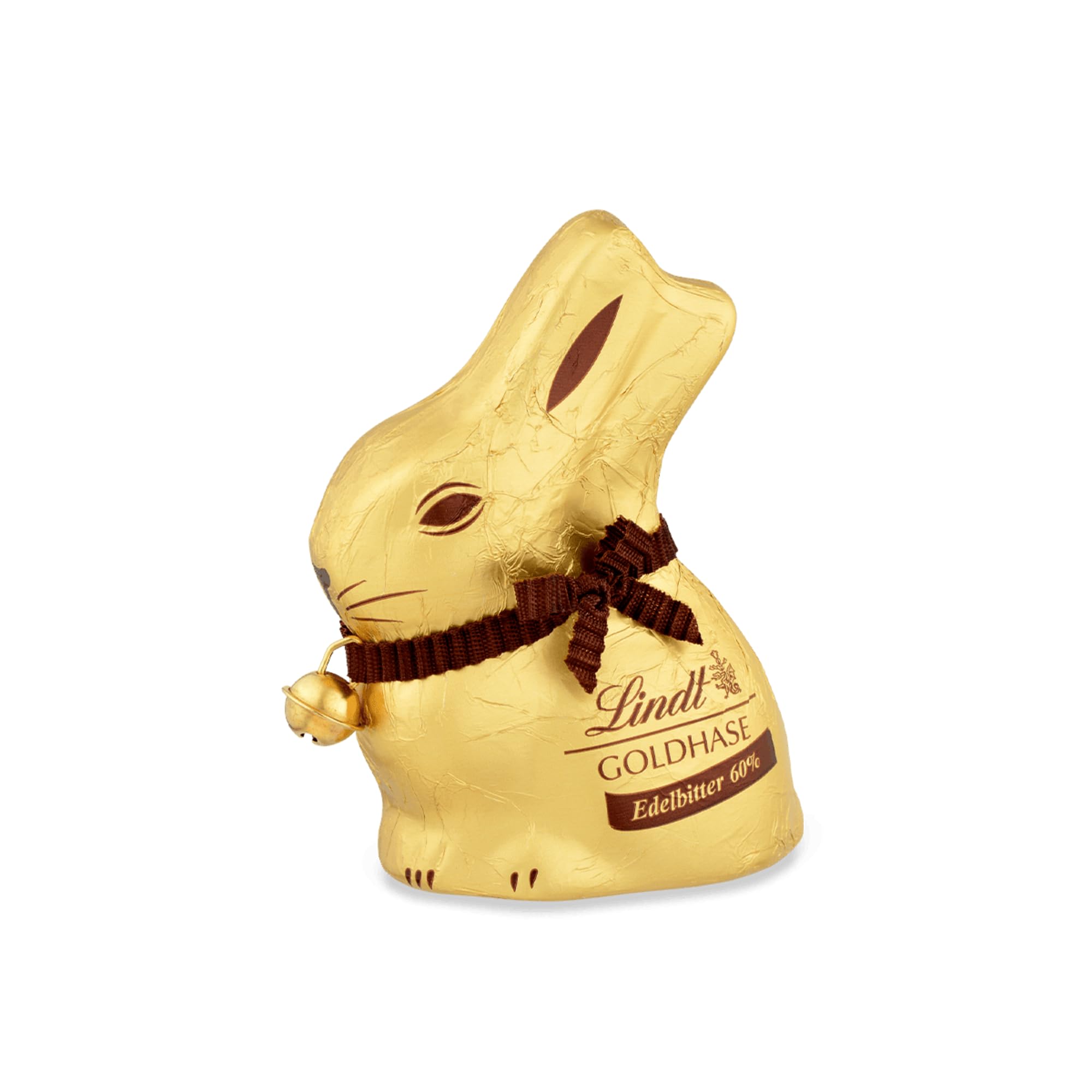 Lindt Schokolade GOLDHASE Dark | 8 x 50 g GOLDHASE | Premium Edelbitter-Schokolade mit 60 % Kakao in Hasenform zu Ostern | Osterschokolade | Schokoladengeschenk | Schokoladenhase | Osterhase