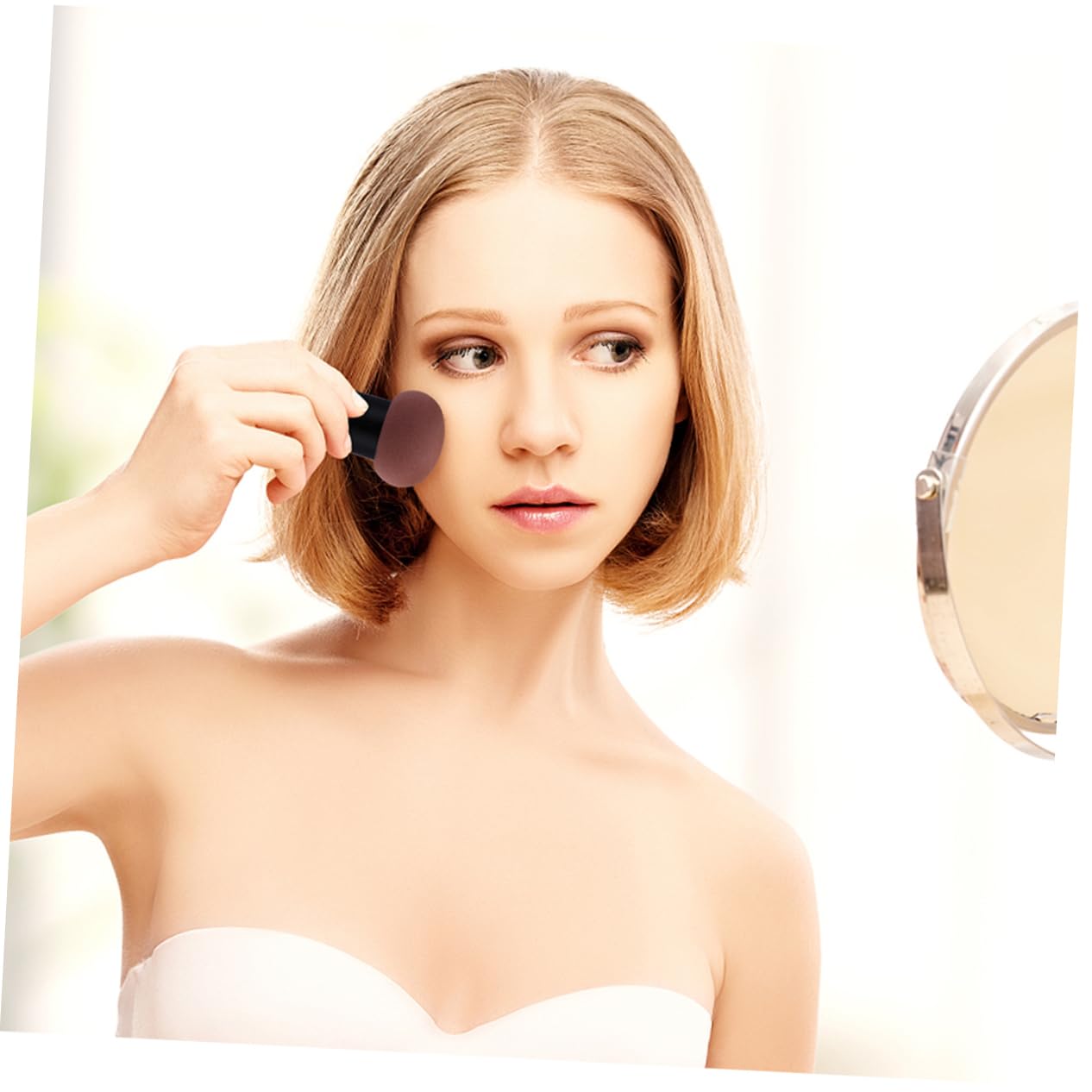 MAGICLULU 30 Pezzi Soffio A Forma Di Spugna Per Il Viso Soffio Di Spugna Per Il Trucco Strumento Di Bellezza Per Cosmetici Di E Asciutto Trucco