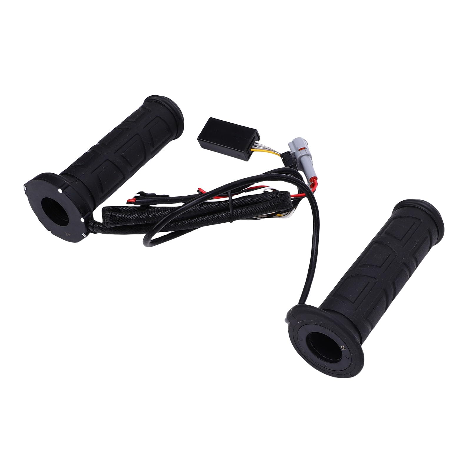 Generic Manopole Riscaldate Universali Ergonomiche per ATV Scaldamani per Manubri da 7/8 Pollici e 22 Mm, Comode e Sicure, per ATV