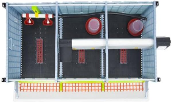 Hatching Time 9.5 Chick Brooders – Stackable or 2-Section Options with Automatic Heating, Modular Design, Easy to Clean, Ideal for Quail, Pheasant, and Baby Chicks (Layer Addition)