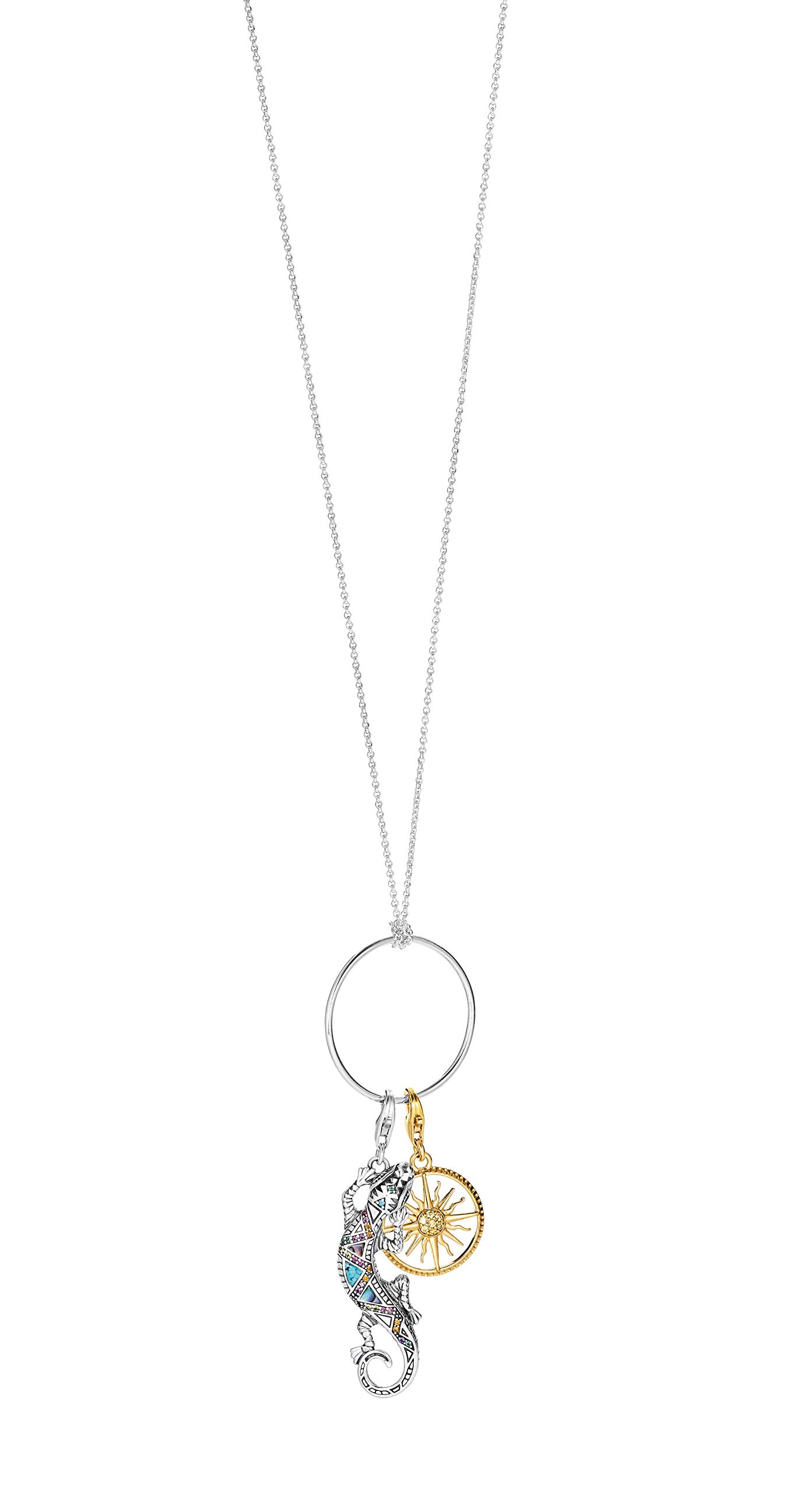 Thomas Sabo Charm Club Long Silver Charm Necklace X0251-637-21