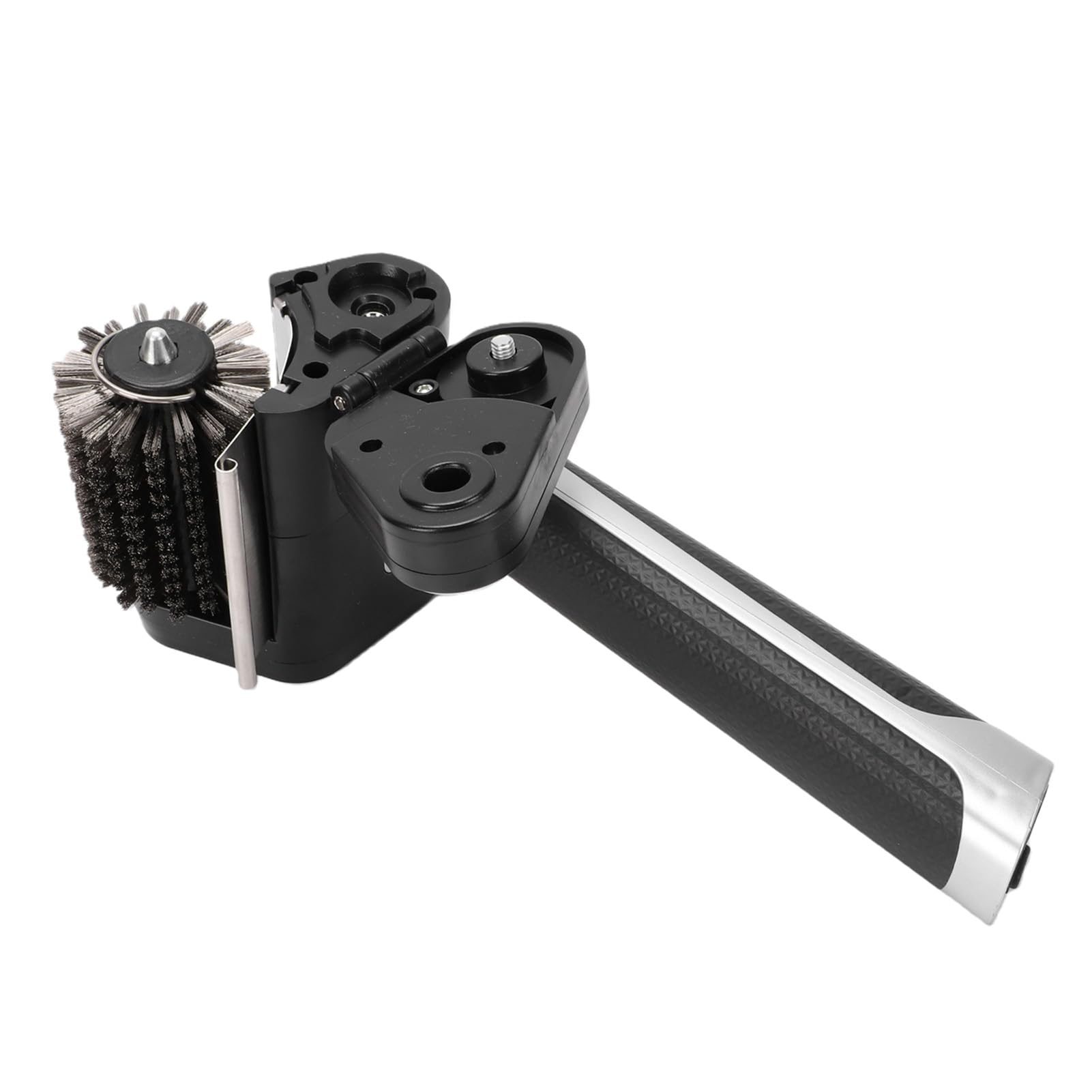 Tnfeeon Spazzola Elettrica per Barbecue, Pulitore Cordless per Griglia con Testa Rotante e Luce LED, for Pulizia Barbecue e Griglie All'aperto