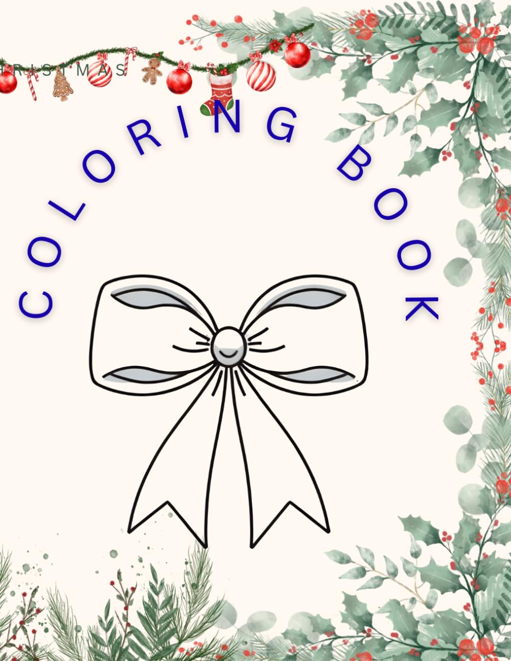 Christmas coloring book for children ( Ages 3 +)