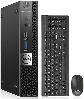 Dell OptiPlex 7050 Mini PC Desktop Computers Micro PC,Intel 4 Core i5-7500T 32GB Ram DDR4 512GB M.2 NVMe SSD,AX210 Built-in WIFI 6e & Bluetooth 5.2, HDMI Dual Monitor Support, Windows 10 Pro (Renewed)