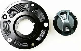 Motorcycle Front CNC Bow-tie Fuel Tank Cap Cover Compatible With Benelli BJ250 TNT 300 600 502C 752S BN302 Sport Bike(Titanium)