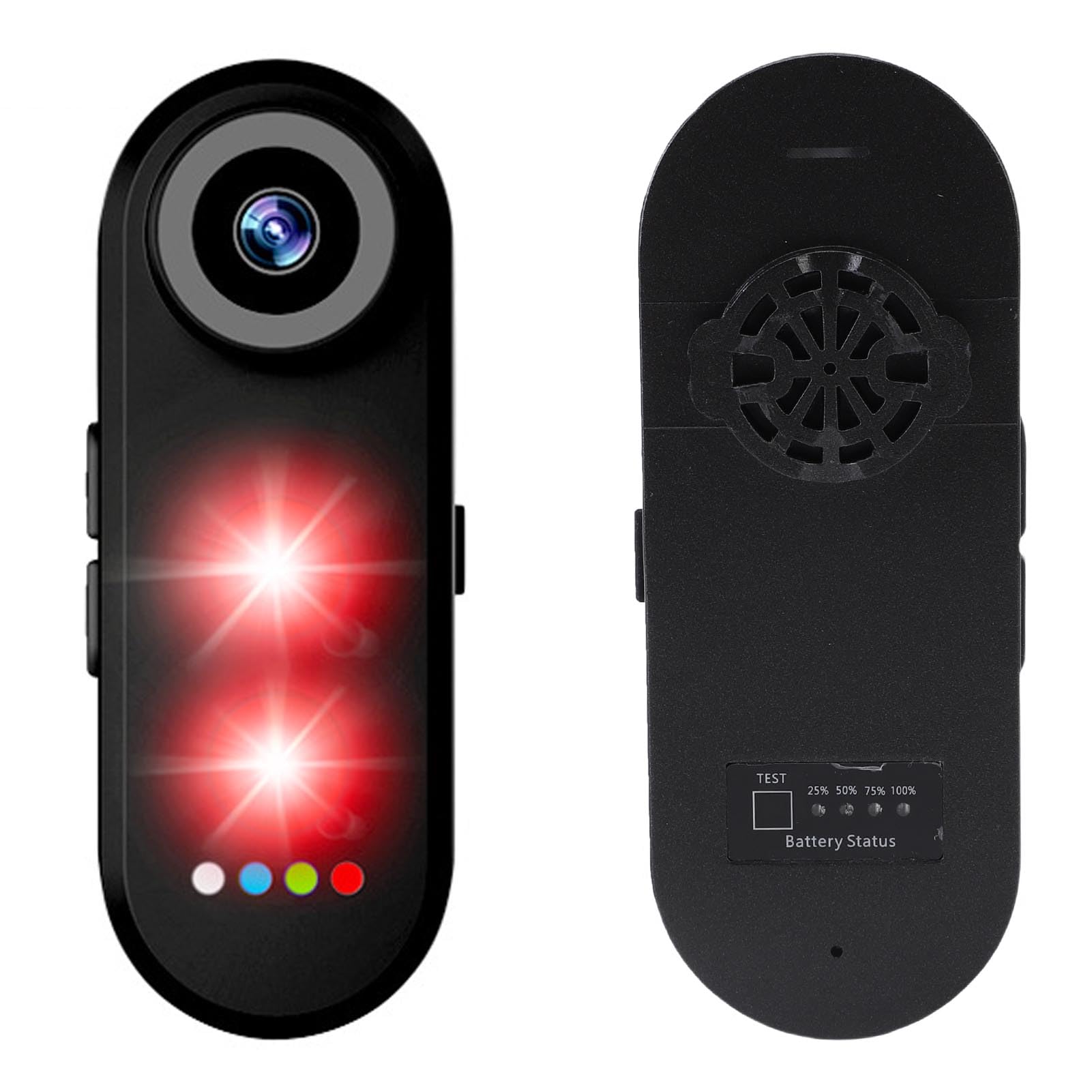 Camera da Ciclismo 1080p con Luce di Coda, Telecamera Posteriore in Bicicletta 1080p, Angolo di 140 ° Largo, IPX6, Registrazione del Loop, Supporto per App, per Montagna, Bici (64G)