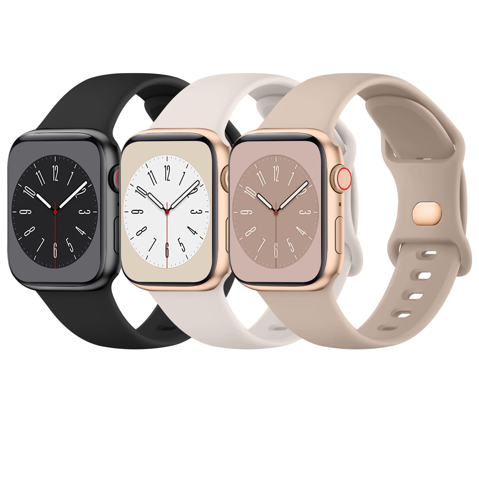 Tobfit 3-Pack Strap Compatible with Apple Watch Series 10/9/8/7/6/5/4/3/2/1/SE 1 2 – 38mm/40mm/41mm/42mm/44mm/45mm/49mm Replacement Band for Men & Women (Smartwatch Not Included) — Amazon image 11