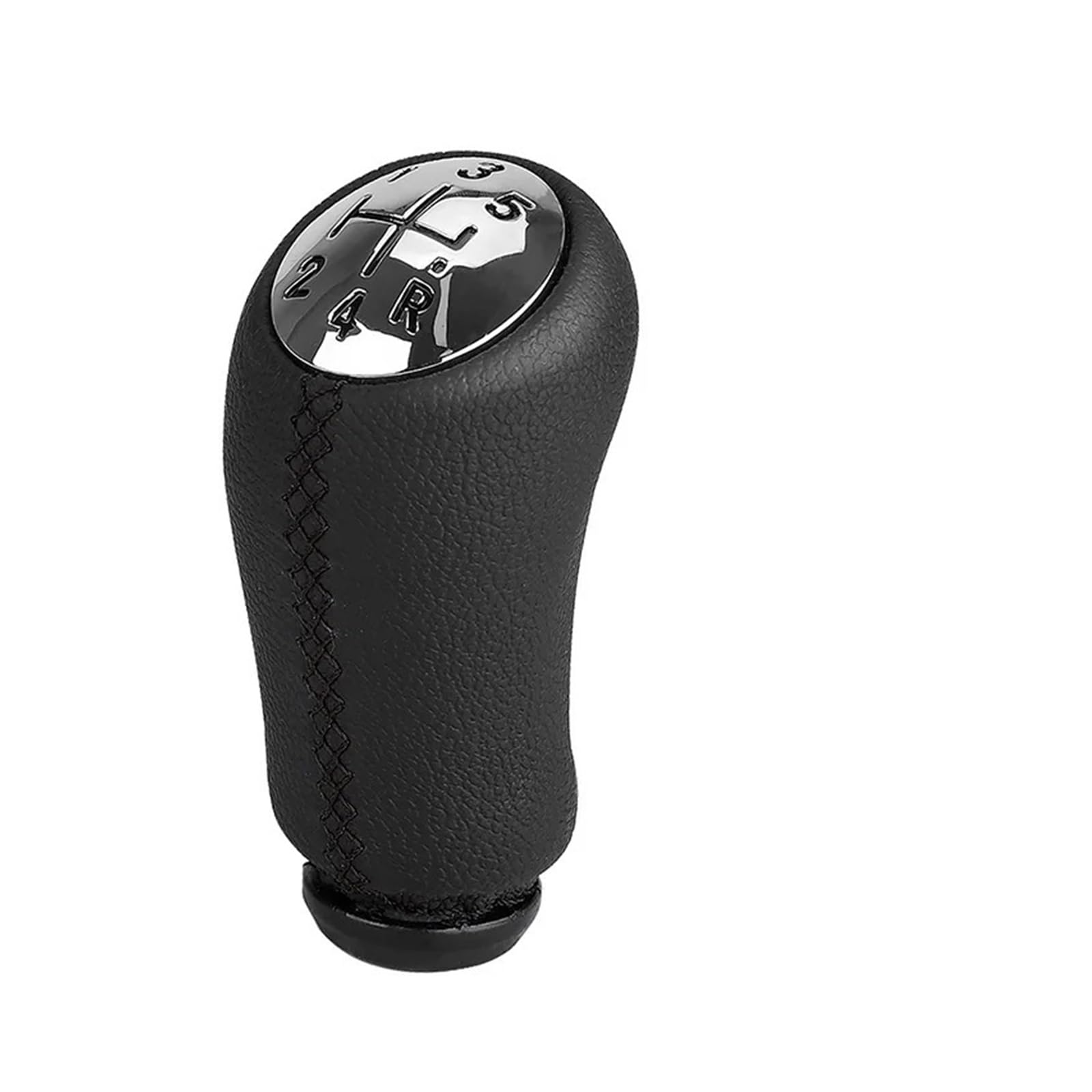 Jeocoai Car Gear knob 17mm 5Speed Gear Shift Knob Stick Head Car Lever Handle for Renault for CLIO MK3 3 III for Megane MK2(Black)