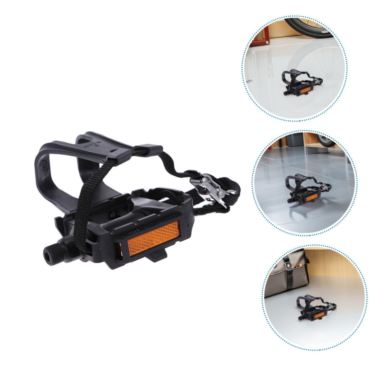 Didiseaon 2pares Correas para De Bicicleta Estática Ajustables Correas De Nailon Antideslizantes para y Ciclismo Al Aire