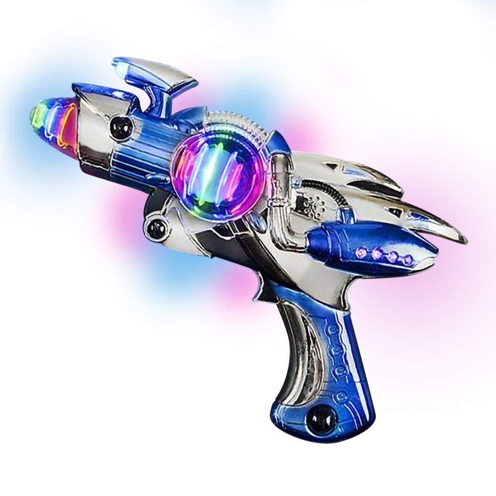 Buy ArtCreativity Blue Super Spinning Space Blaster Gun with Flashing