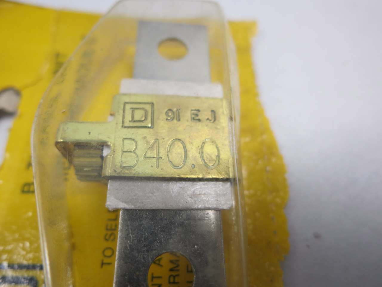 NEW SQUARE D B40.0 OVERLOAD RELAY HEATER ELEMENT D520871