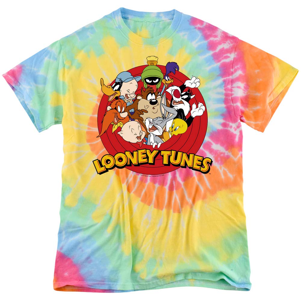 Looney Tunes Group Logo Tie Dye Adult Unisex T Shirt, Small : Clothing,  Shoes \u0026 Jewelry - Amazon.com