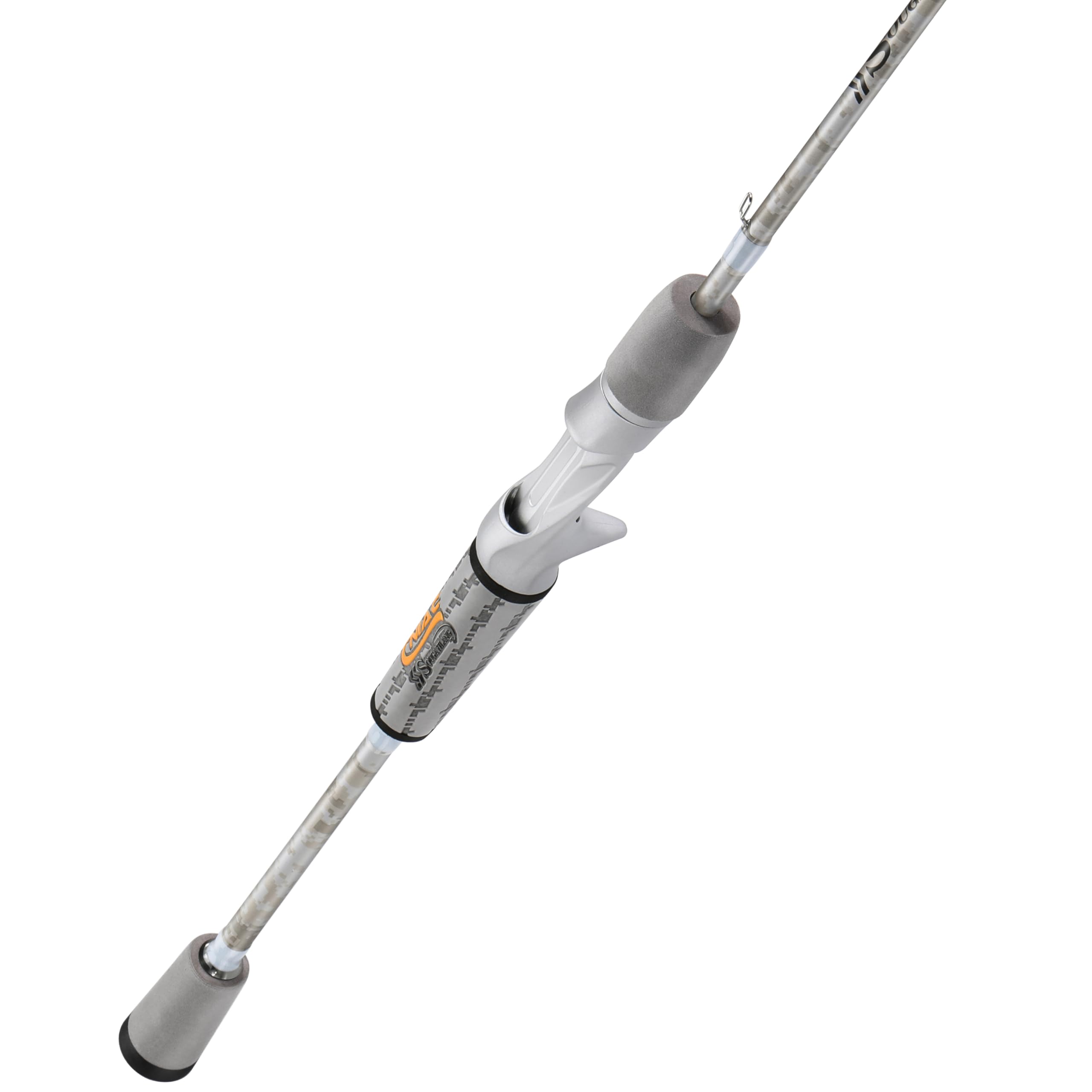 Sougayilang Caña de pescar IM6 Grafito Spinning Rod & Casting Rod – Dos piezas, mango SuperPolymer caña de pescar para pesca de perca
