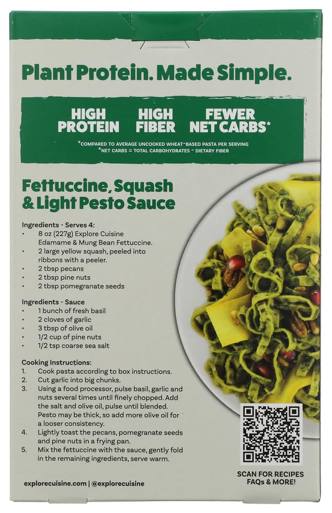 Explore Cuisine Pasta Edmme Mung Bn Fettc 8Oz thumbnail 2