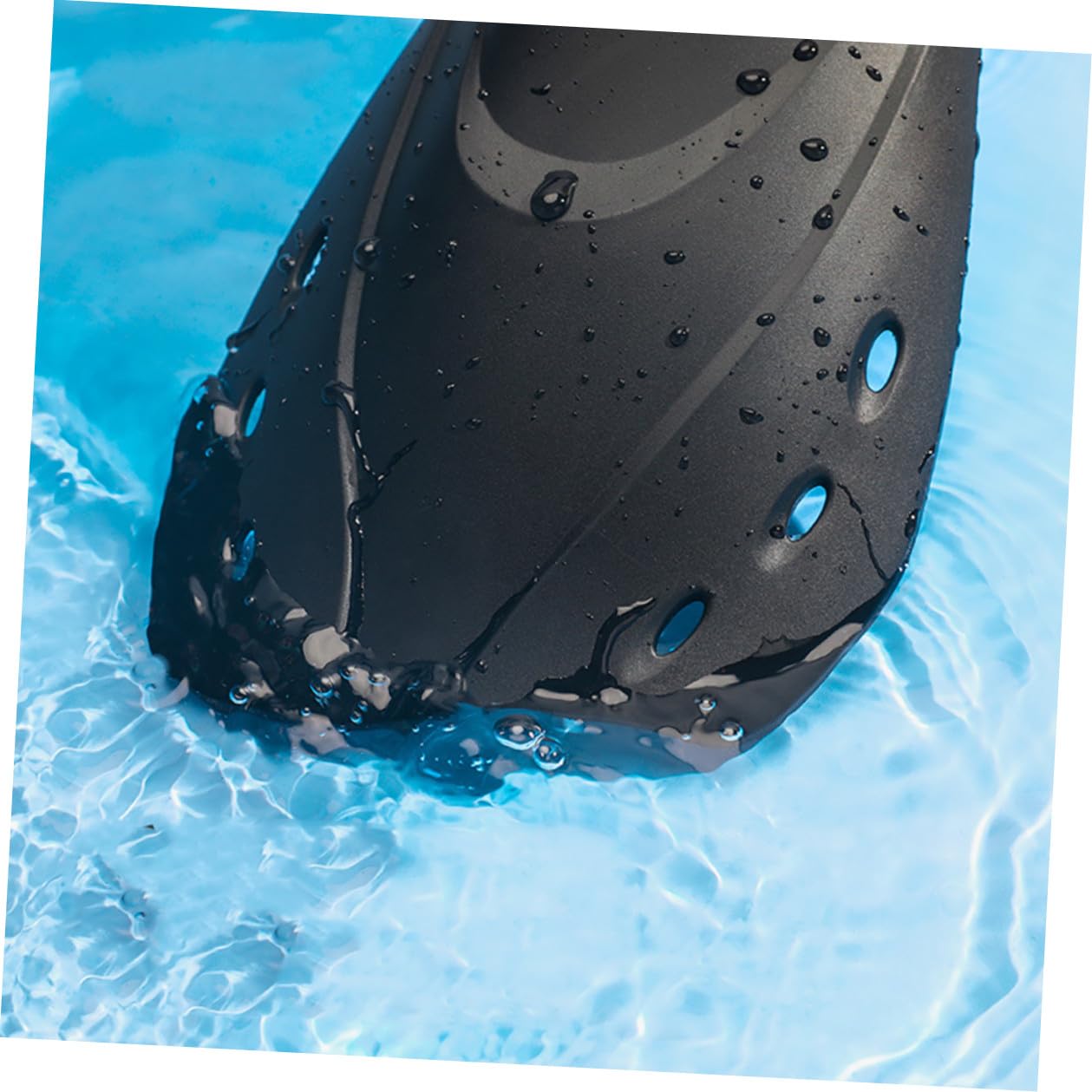 Pinne Corte da Nuoto Regolabili Unisex Nere, Adulto