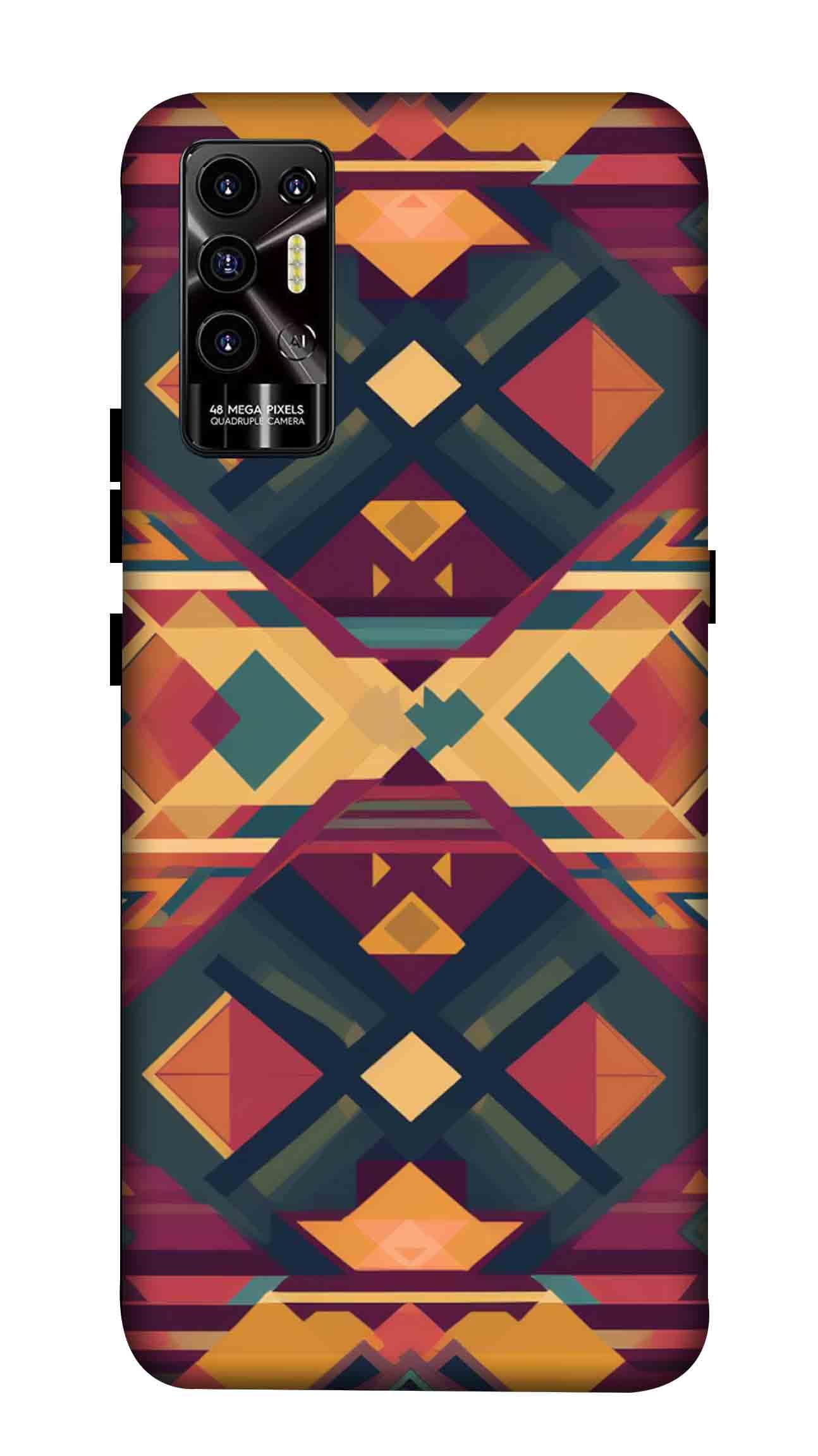 NDCOMfor Tecno POVA 2 Back Cover Case Ritualistic Charm Authentic African Tribe