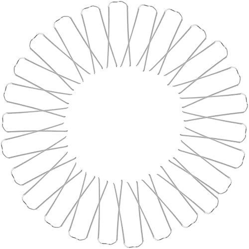 Miniatura 1 de FOMIYES Plantas de interior para interiores, grapas de paisaje vivo, 100 piezas, barrera de helechos florales verdes, estacas de tierra para