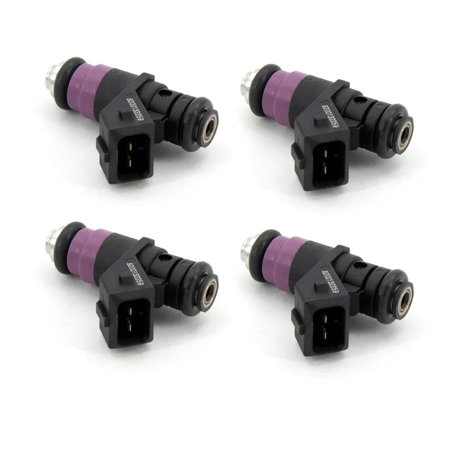 OEM 8200132259 for Megane 1.6 16v 31 T. KM Nozzle Injection Petrol H132259 8200132259 4PCS Fuel Injector Engine Flow Match Fuel Nozzle