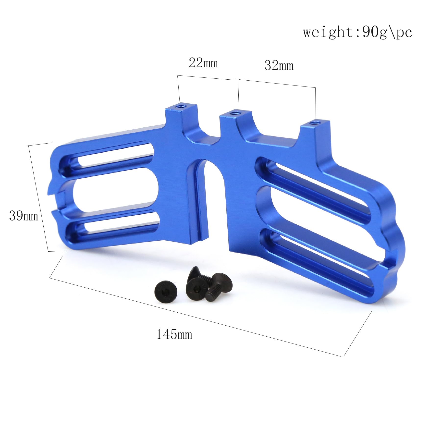 Amazon.com: Aluminum Dual Motor Bracket Mount RC Upgrade Parts for