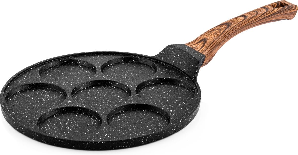Westinghouse Padella Pancake Antiaderente - 26cm Pentola per Pancakes Induzione - Piastra Pancake - Senza PFOA - Marmo Nero Edizione Speciale