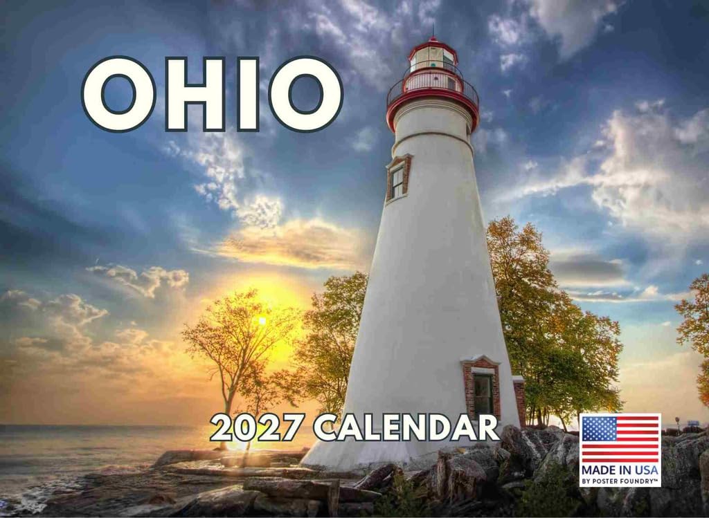 Ohio Calendar 2027 Monthly Wall Calender 12 Month — image 1