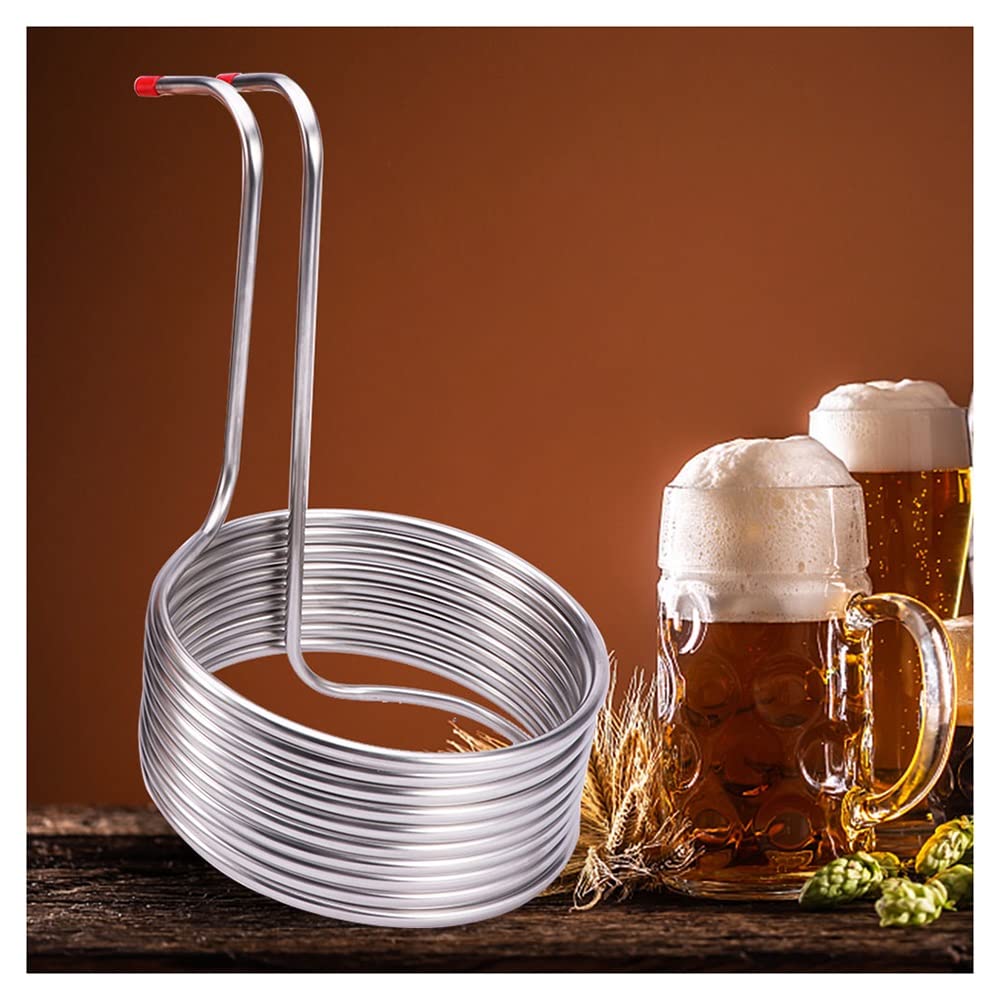 Tubo Enfriador En Espiral, 1 Unidad De 35 Cm, For Máquina De Elaboración De Vino, Enfriador De Mosto De Barra, Espiral For Elaboración Casera, Suministros De Cocina, Serpentín De Enfriamiento De Cerve