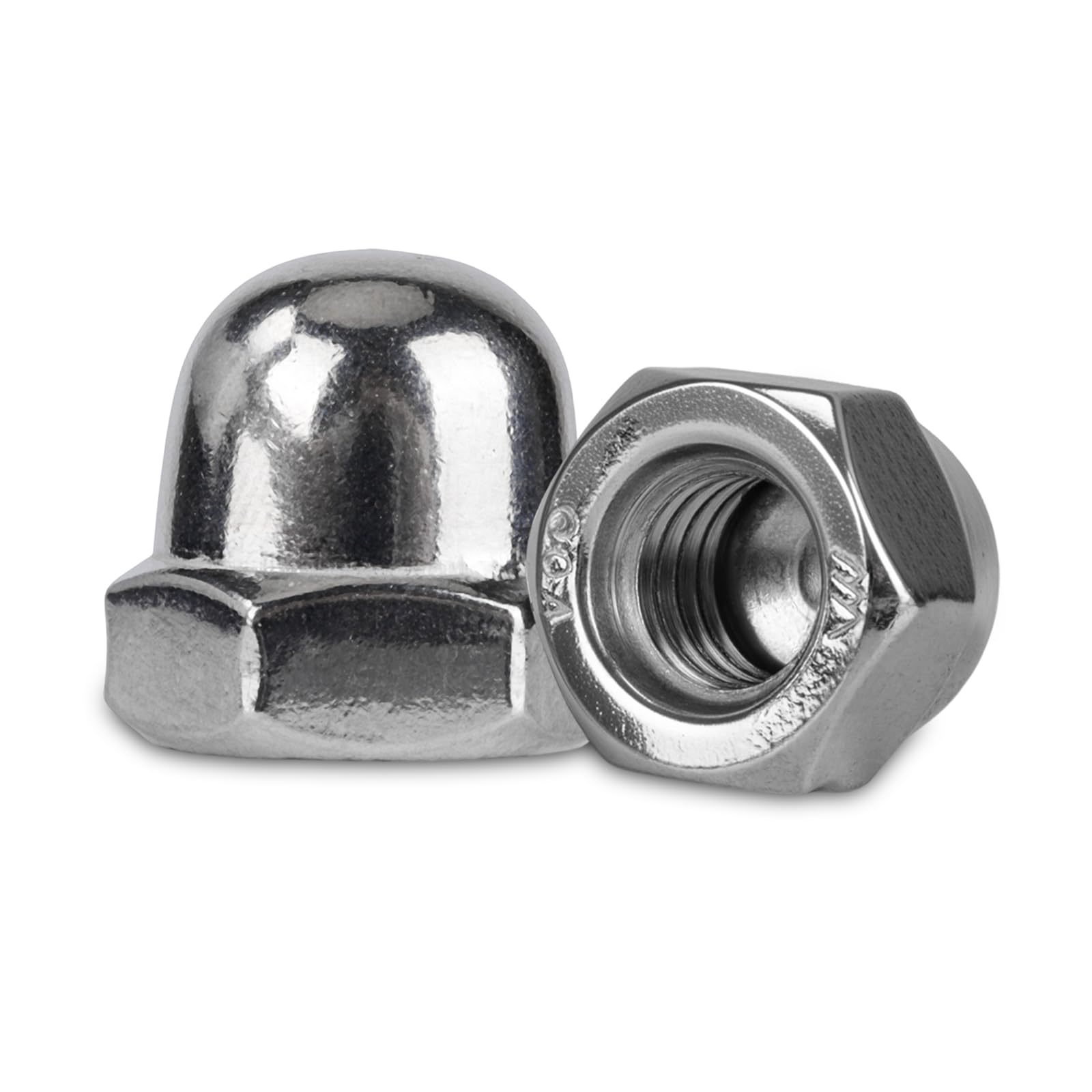Stainless Steel Acorn Nuts - 107 Piece Set -10 Stainless Steel Acorn Nuts - 107 Piece Set -10