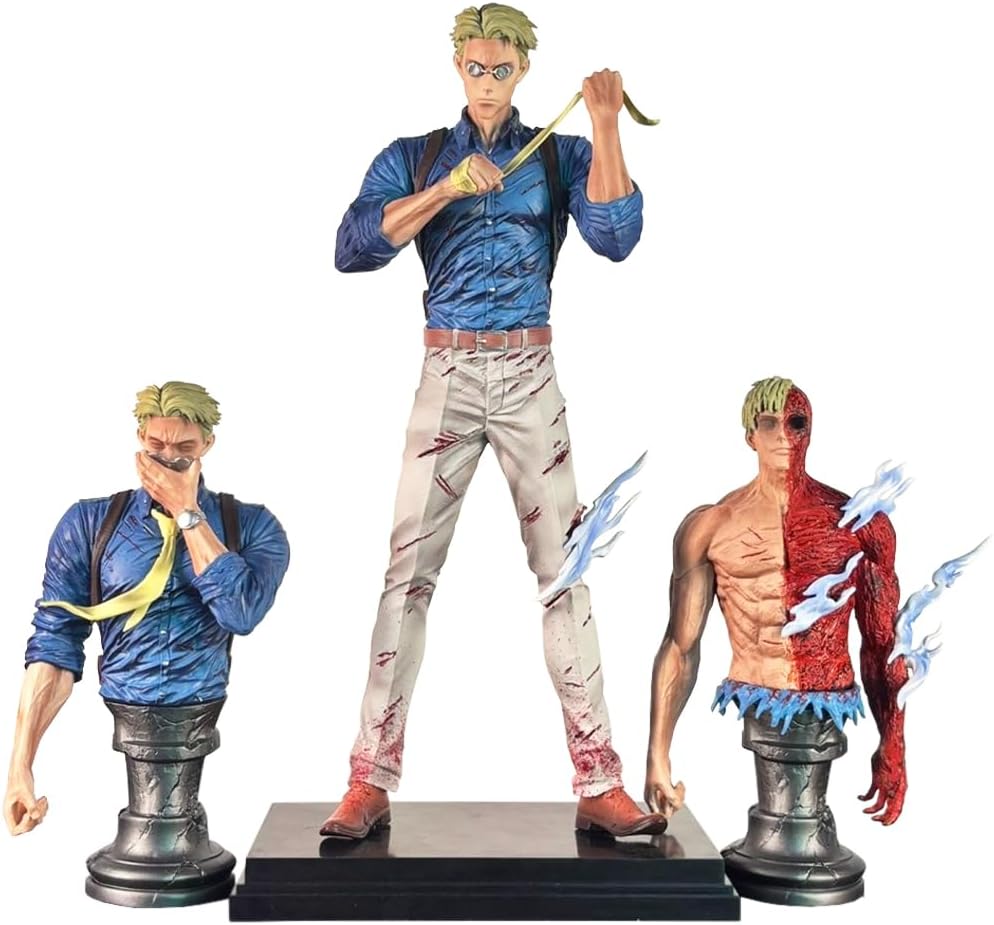 YLQANONG JJK Figures Nanami Kento/Gojos/Geto Suguru Anime Figure Interchangeable Parts JJK Anime Action Figurine 30CM