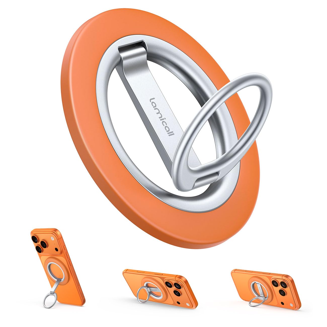 Amazon | 【2025二段式・縦置き】 Lamicall マグセーフ スマホ リング