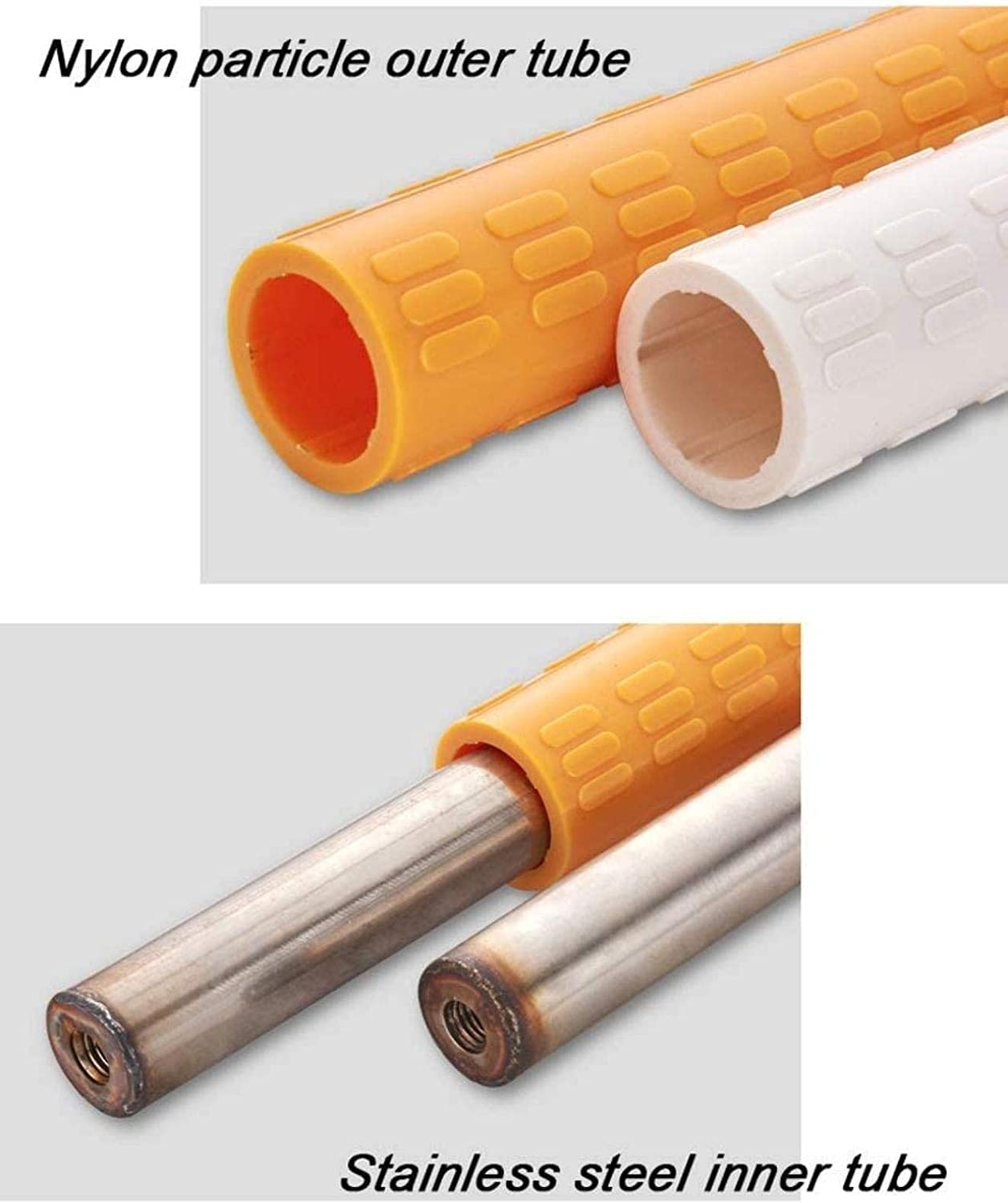Barras de Apoyo para baño, Barra de Seguridad para bañera con Acabado de Nailon, Barras de Apoyo Plegables en Forma de U, Barra de Seguridad abatible para Ducha e Inodoro (A)