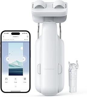 SwitchBot Automatic Curtain Opener - Bluetooth Remote Control Smart Curt...