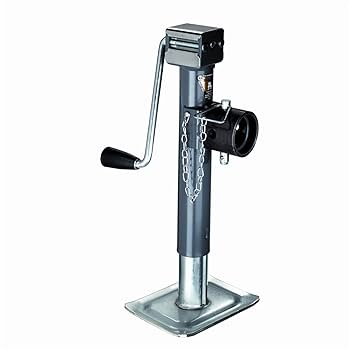 ブルドッグ　0527 Bulldog Single Speed 12K Trailer Jack Fixed Leg Curbside