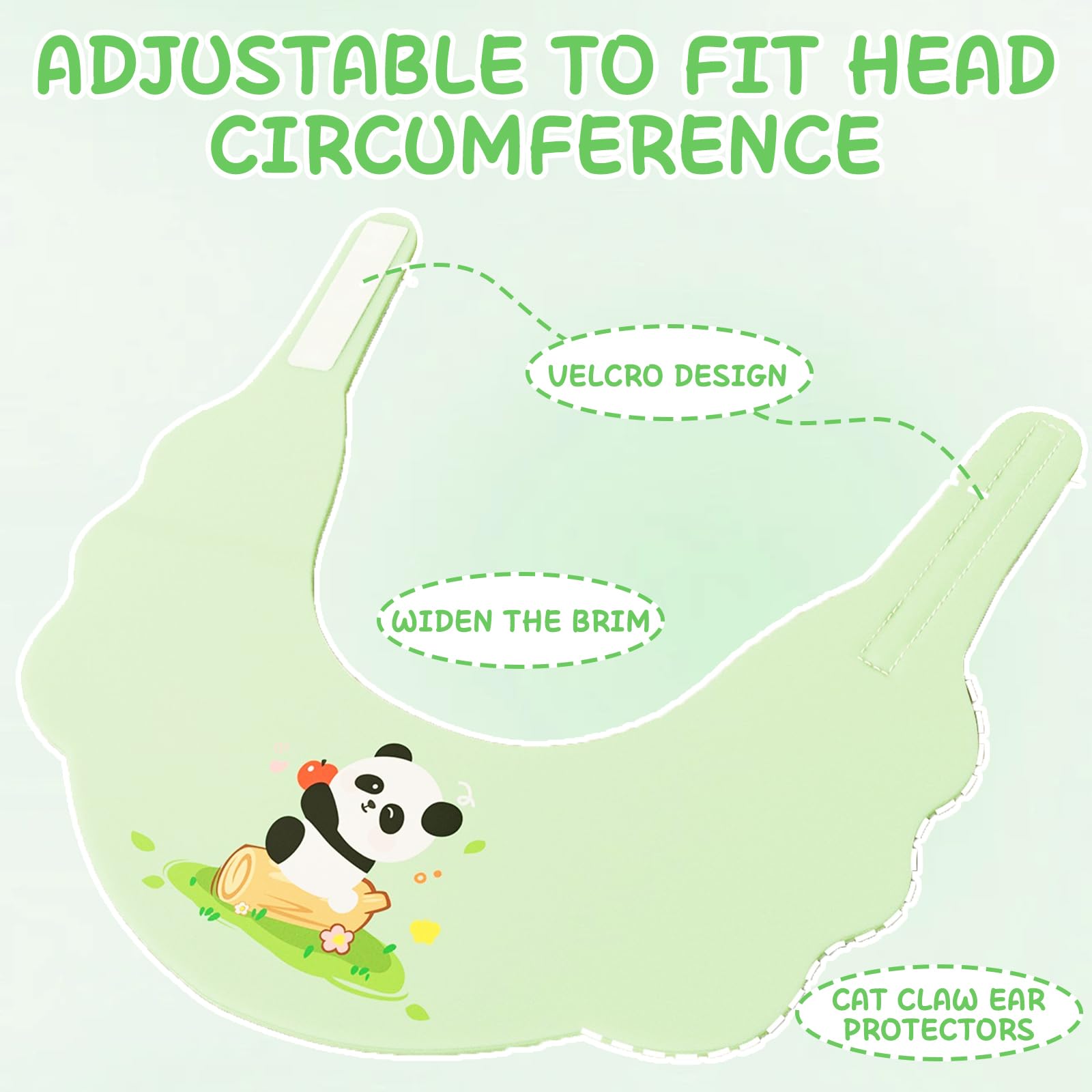 Chapeau Douche Bébé, Réglable Shampooing Bouchon, Bouclier de Lavage des Cheveux Réglable pour Enfant, Bonnet de Douche Bébé Protéger Les Yeux et les Oreilles, pour Enfants