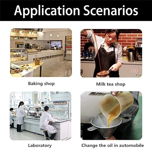 Miniatura 6 de DEDC Paquete de 4 embudos de filtro de plástico transparente, pequeños embudos de aceite para llenar botellas, embudo de transferencia de líquidos