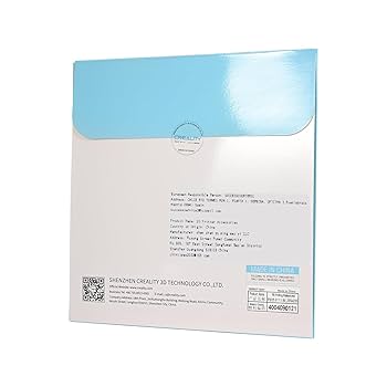 Official Creality K1 Texture PEI Build Plate Kit, 3D Printer Flexible Spring Steel Platform Power Coating Pei Surface Magnetic Base Sheet Kit K1 K1 Ma