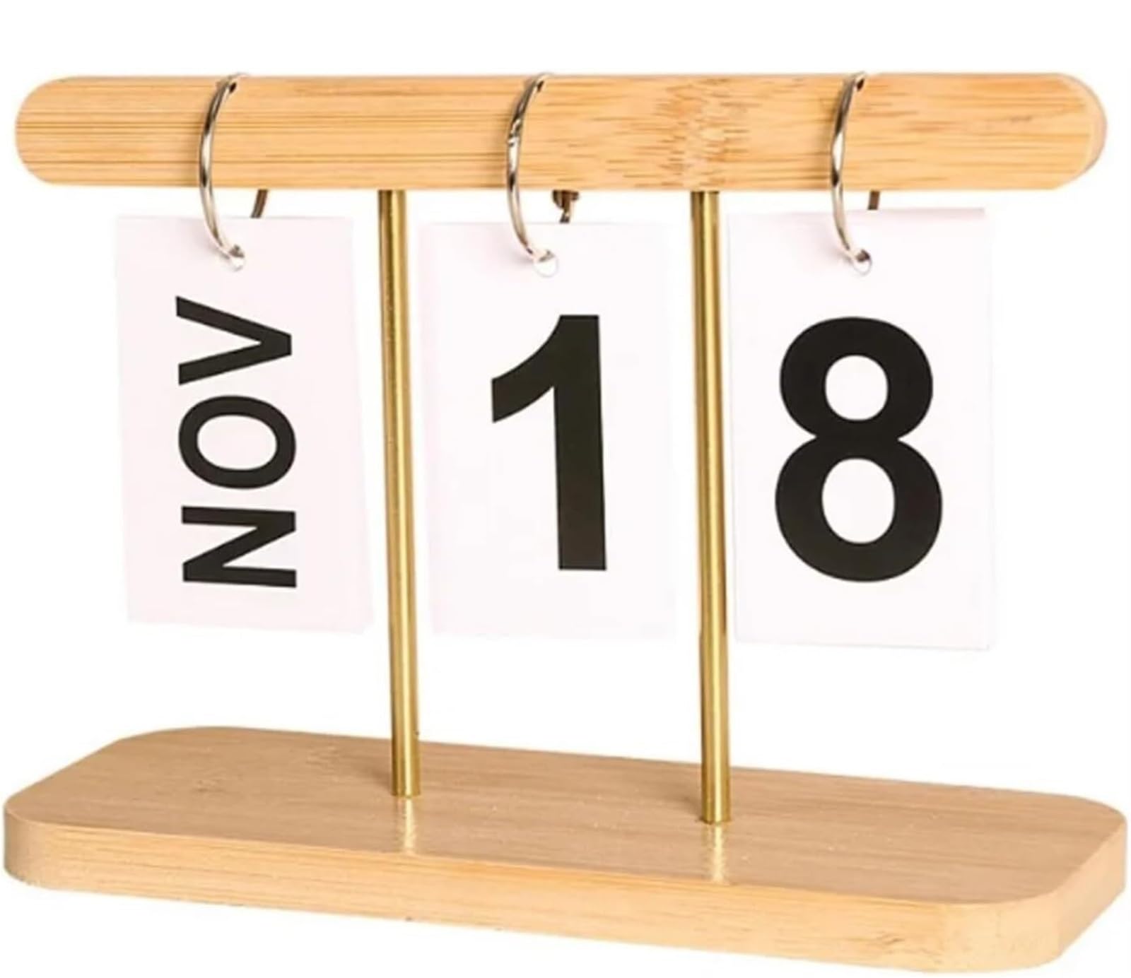 Familienplaner Kalender 2024 2024 Dekoration Schreibtischkalender Holzkalender Flip Page Kreative Einfache Auflistung Ewiger Kalender Schlafzimmer Kalender 2024 (Color : C, Size : 2pcs)