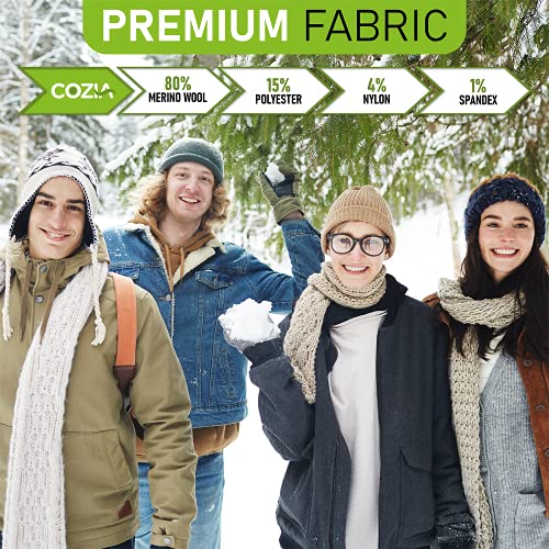 Merino Wool Socks Casual Warm Socks for Winter Cozy Boot Socks for Men & Women - Image 8