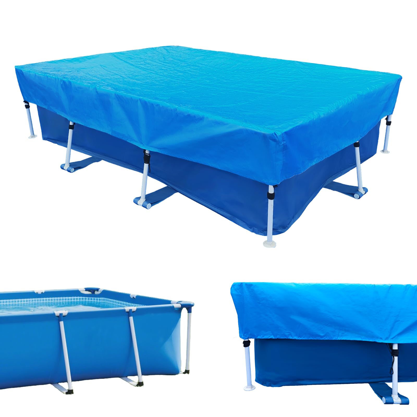 Photo 1 of 102 x 63 in Rectangular Pool Cover 8x5 Rectangle Swimming Pool Cover