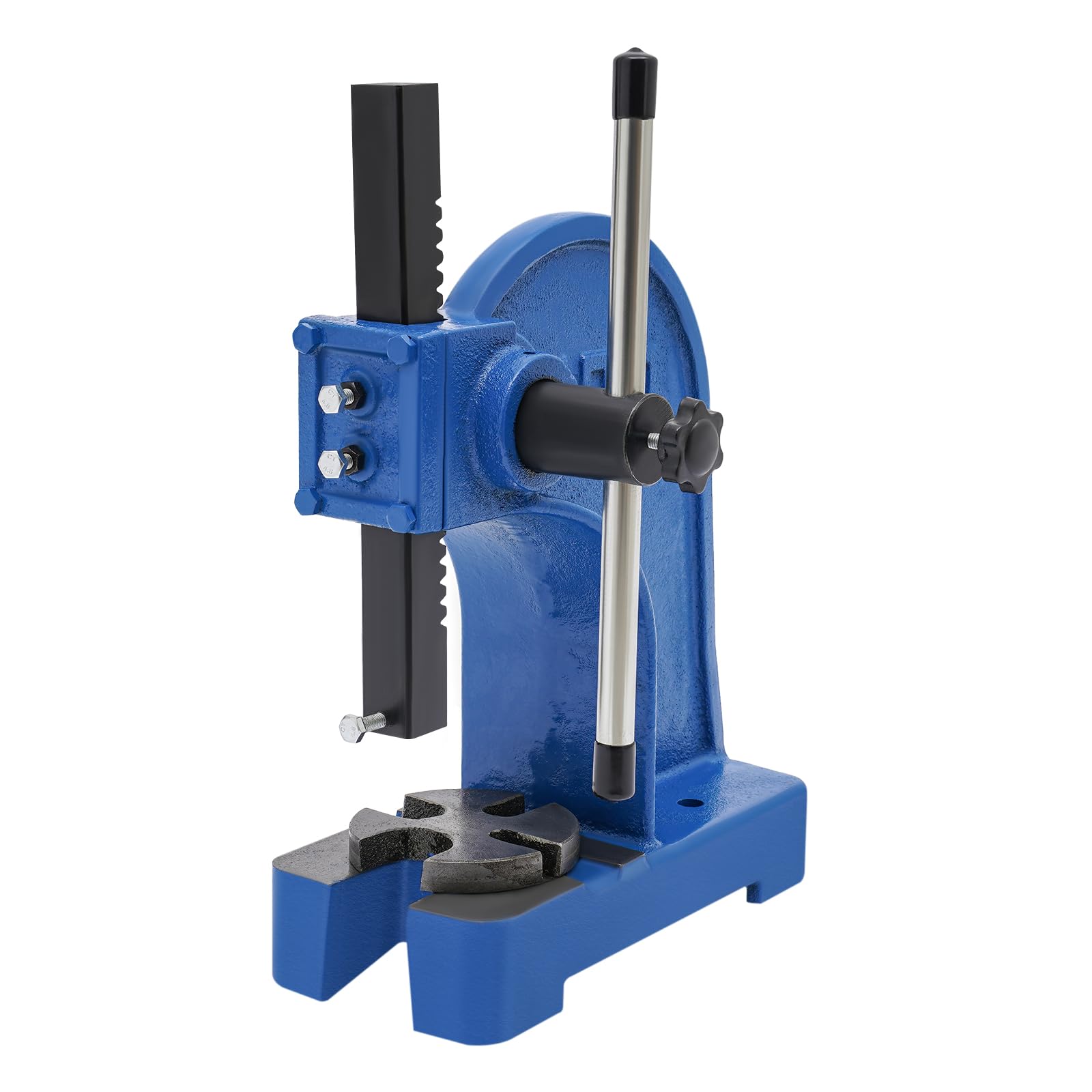 1 Tonne manuelle Arbor Presse 2204 62 lbs Belastbarkeit 5,5 in Max Schlaganfall Gusseisen Build verstellbarer Griff & Rutschschutzgriff für Stempeln Nieten Schmuckhandwerk