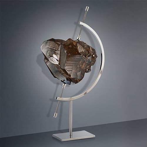 Miniatura 4 de JUXYES Soporte de pinza de esfera en tono plateado, soporte de 1-12 a 5, soporte de exhibición estilo pinza para minerales, adornos, gemas, conchas,