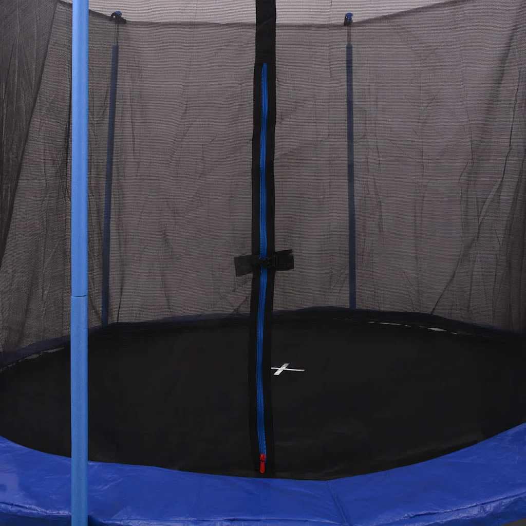 5-tlg. Trampolin-Set 3,05 m mit Sicherheitsnetz, Leiter, Polster, Regenhülle für Garten, Outdoor, Kinder, Sport, Bewegung, Springen, Freizeit, wetterfest, klappbar, Zubehör