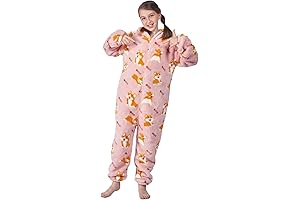 Kids Soft Hooded Onesies Onesie Pajamas with Zipper