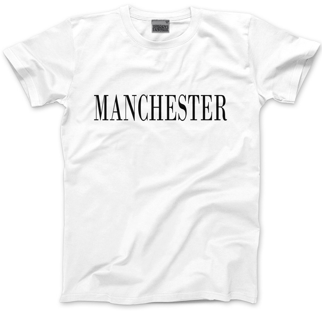 Hotscamp Men's White Manchester Unisex T-Shirt - Large