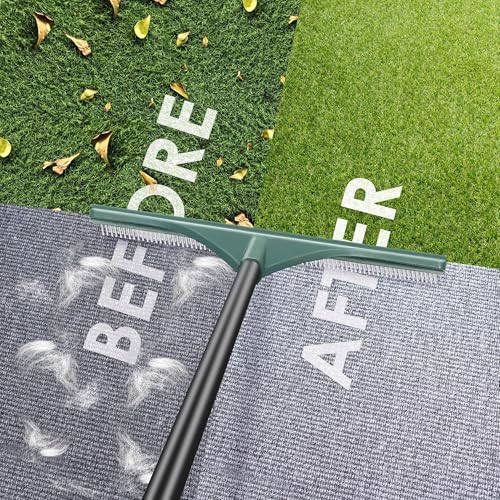 ORIENTOOLS Grass Rake for Artificial Grass, Turf Rake Artificial Lawn Brush with Adjustable Steel Handle 80 to 130 CM Garden Tools Fake Grass Brush for Lawns and Carpet 8 ORIENTOOLS Grass Rake for Artificial Grass, Turf Rake Artificial Lawn Brush with Adjustable Steel Handle 80 to 130 CM Garden Tools Fake Grass Brush for Lawns and Carpet - Image 8