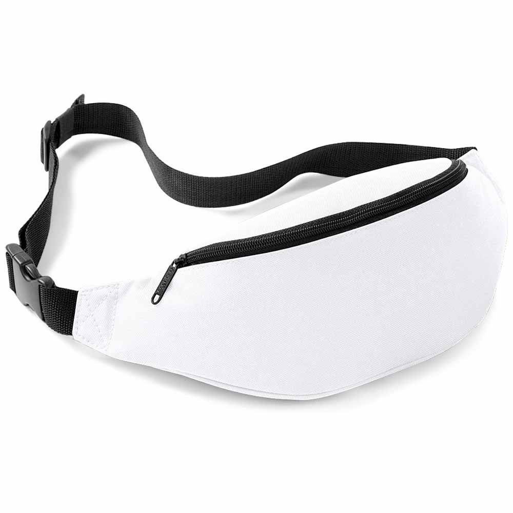 Marsupio BagBase BG42 Unisex – Poliestere 600D, 2,5 Litri, Con Tasche, Ideale Per Viaggi E Sport