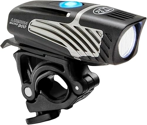 NiteRider Lumina Micro 900 - Luz delantera para bicicleta, sable 110 luces traseras para bicicleta, paquete combinado de luces LED recargable por