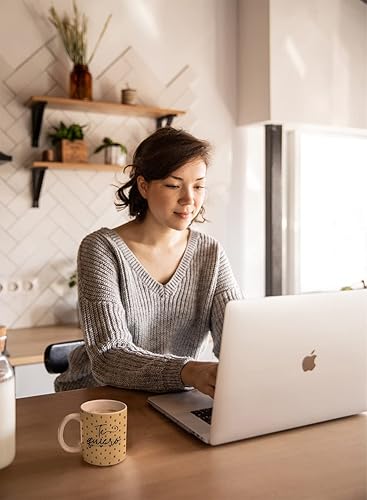 Miniatura 9 de Te quiero Spanish I love you Gifts for Her  Tazas de café  Regalos españoles de Polkadot para mamá  Vasos únicos  Taza de cerámica de 11 oz  Los